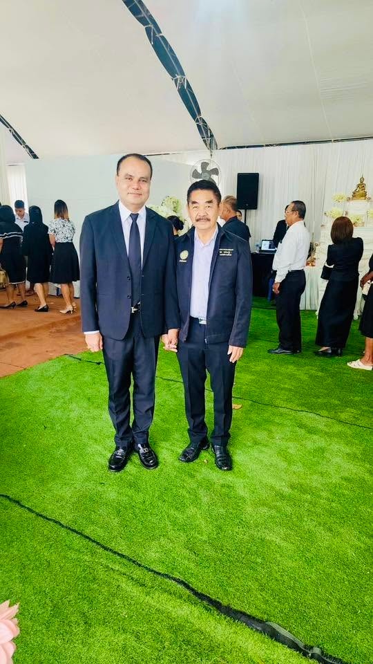 ร่วมงานบำเพ็ญกุศลศพ